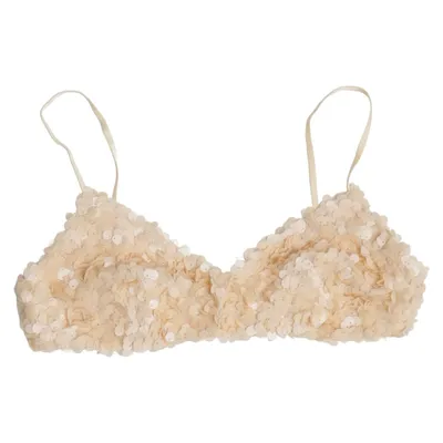 Bralette (Beige) from Guizio Polyester