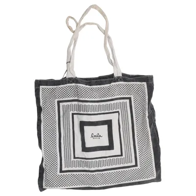 Canvas bag (White, Black) from Lala Berlin