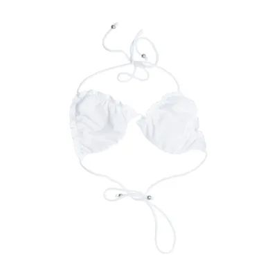 Bikini top (White) from NLY Beach Elastane, Polyester