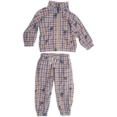 Pyjamas (Beige, Blå, Röd) från Garbo & Friends Polyester