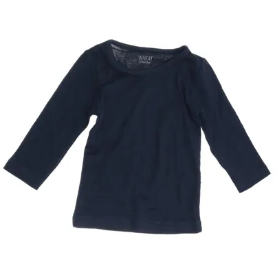 Långärmad t-shirt (Basic Boy T-Shirt) från Wheat Bomull