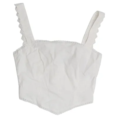 Crop top (Vit) från Cloeys Bomull