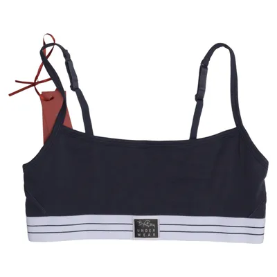 Bralette (Blå, Vit) från Björn Borg Elastan, Ekologisk bomull