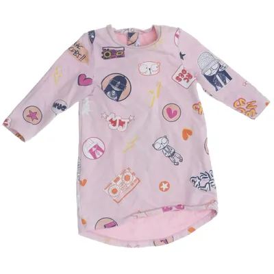 Tunika (Rosa, Flerfärgad) från Little Marc Jacobs Bomull, Viskos