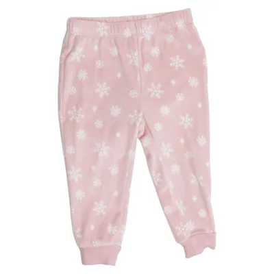 Pantalon de pyjama (Rose, Blanc) de Lupilu Élasthane, Polyester recyclé