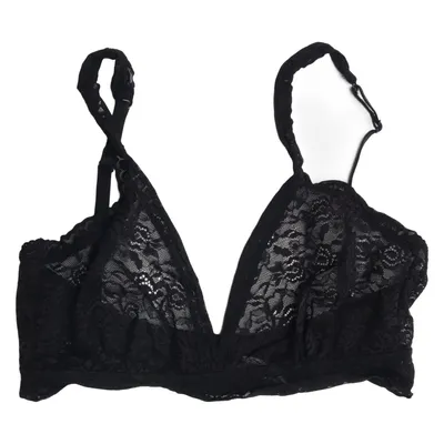 Bralette (Black) from Lace Laboratory Elastane, Polyamide