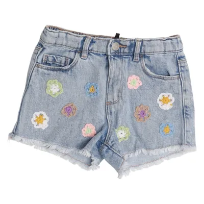 Jeansshorts (Blå, Flerfärgad) från Zara Bomull