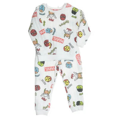 Mjukisset (Vit, Flerfärgad) från Marvel at Primark Elastan, Polyester, Viskos