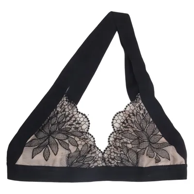 Bralette (Svart, Beige)