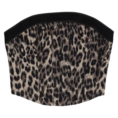 Bandeau-bh (Svart, Beige) från Baum Und Pferdgarten Elastan, Ekologisk bomull