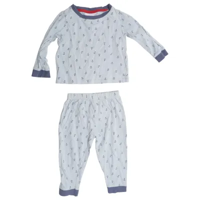 Pyjamas (Blå, Flerfärgad) från The Little White Company Bomull