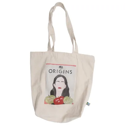 Canvas bag (Beige, Multicolored) from Origins Cotton