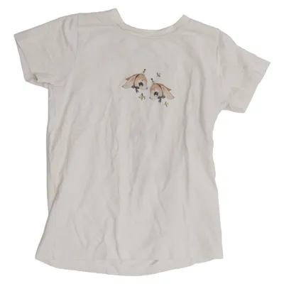 T-shirt (Beige) från Geggamoja x Mrs Mighetto Bambu, Elastan, Ekologisk bomull