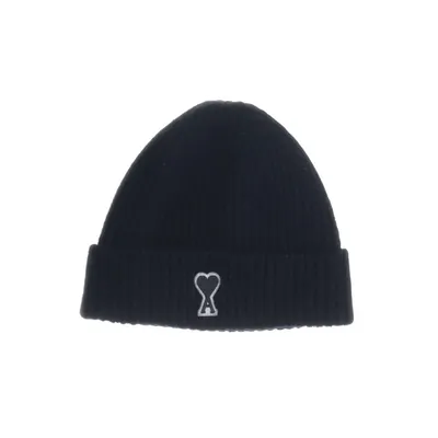 Beanie (Black) from AMI Merino wool