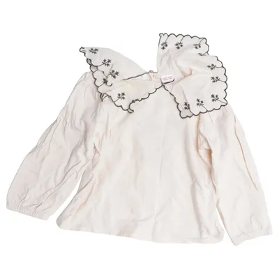 Bluse (Weiß) von Zara Baumwolle