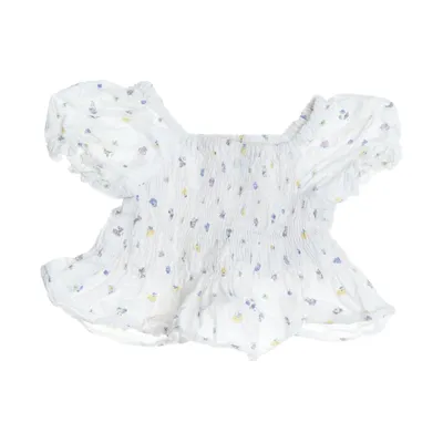 Topp (Vit, Flerfärgad) från Zara Bomull