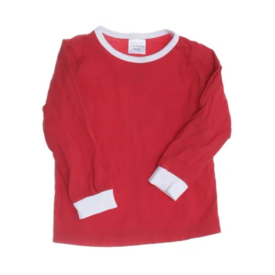 Langærmet t-shirt (Rød) fra Bodyzone by KappAhl