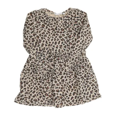 Klänning (Beige, Flerfärgad) från KappAhl Bomull