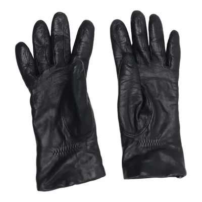Gants en cuir (Noir) de Hestra Cuir, Laine