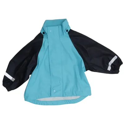 Rain jacket (Blue, Black) from Kaxs by KappAhl Polyester, Polyurethane
