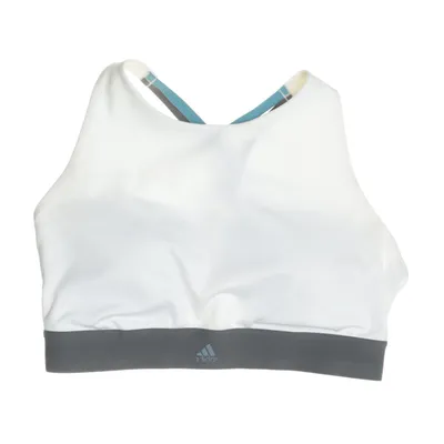 Sports-BH (Hvid) fra Adidas Polyester, Nylon, Elastan