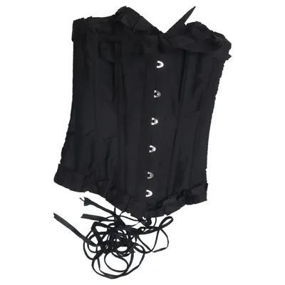 Korsett (Svart) från Burleska Bomull, Polyester