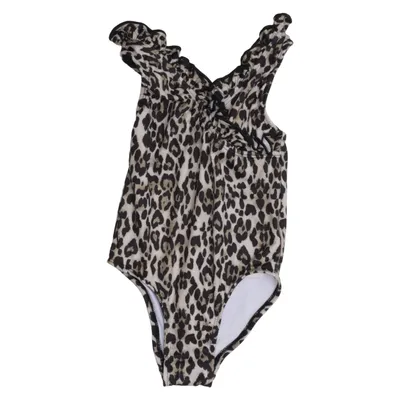 Badedragt (Beige, Sort) fra Mini Gina Tricot Elastan, Polyester