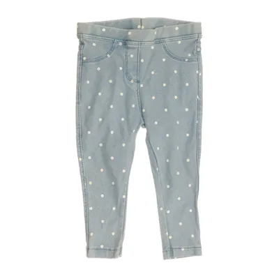 Treggings (Blå, Vit) från Zara BabyGirl Bomull, Elastan, Polyester, Polyuretan
