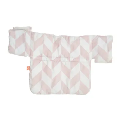 Børnestolspude (Hvid, Pink) fra Stokke