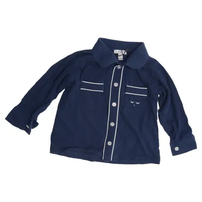 Pyjamasskjorta (Blå) från Livly Bomull, Elastan, Polyester