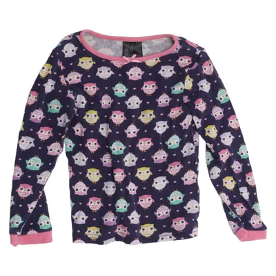 Långärmad t-shirt (Blå, Flerfärgad) från H&M