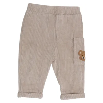 Fløjlsbukser (Beige) fra Rikiki Bomuld, Elastan, Polyester