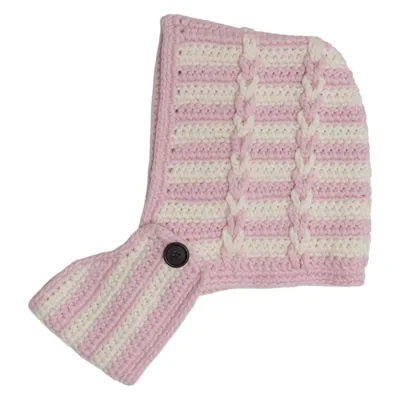 Balaklava (Pink, Hvid) fra Miu Miu Uld