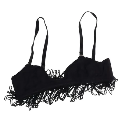Bralette (Zwart) van Underprotection Elastaan, Lyocell