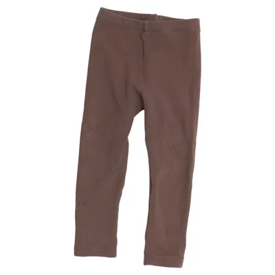 Legging (Marron) de Donsje Élasthane, Coton biologique