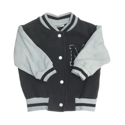 Varsity-jack (Zwart) van KappAhl Katoen, Elastaan