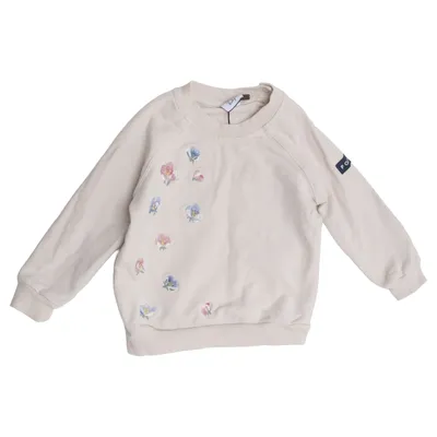 Sweatshirt (Beige, Multicolored) from Polarn O. Pyret Elastane, Organic cotton