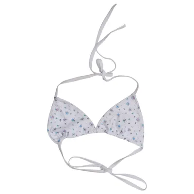Haut de bikini (Blanc, Bleu) de Ombra Élasthane, Polyester recyclé