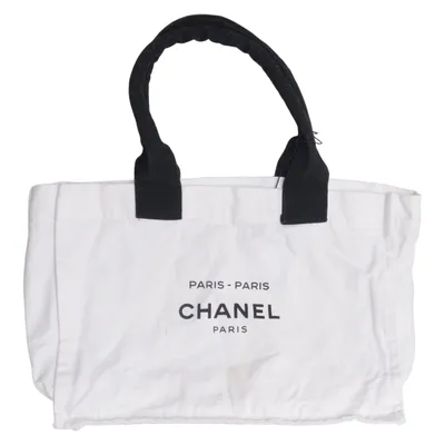 Stofpose (Hvid, Sort) fra Chanel Økologisk bomuld