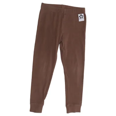 Leggings (Brown) from Mini Rodini Elastane, Organic cotton