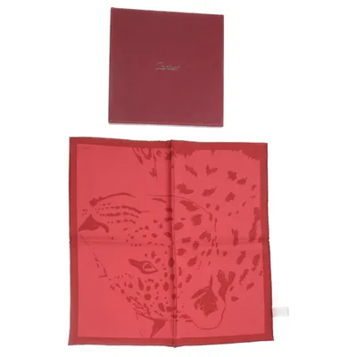 Scarf (Panther Motif Silk Scarf) från Cartier