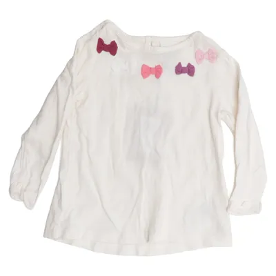Long sleeve T-shirt (White) from H&M Cotton