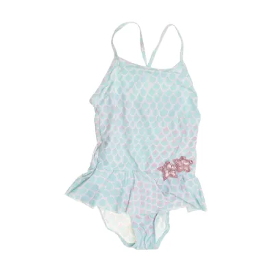 Baddräkt (Blå, Flerfärgad) från Lindex Elastan, Polyamid