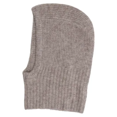 Balaklava (Beige) from Gina Tricot Polyamide, Recycled polyester, Wool