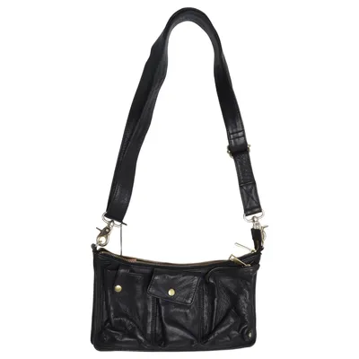 Shoulder-bag (Black) from Depeche Leather
