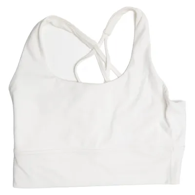 Sports bra (White) from Exercere Elastane, Polyamide