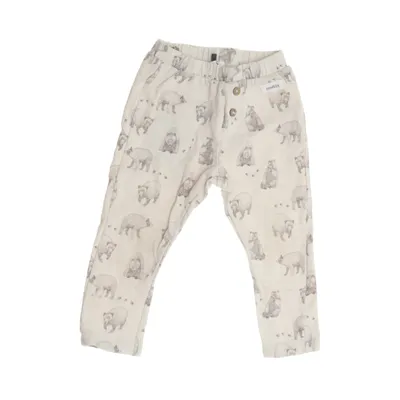 Mjukisbyxor (Beige) från Newbie by KappAhl Elastan, Polyester, Ekologisk bomull