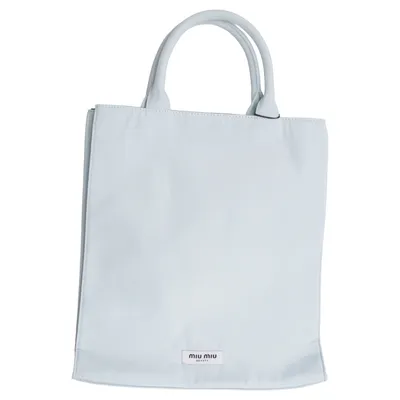 Canvas bag (Blue) from Miu Miu Recycled polyester