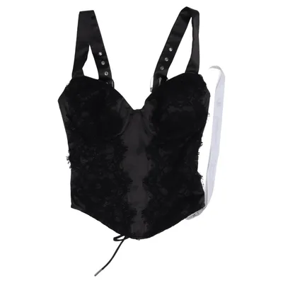 Bustier (Svart) från OW Collection Bomull, Polyamid, Polyester
