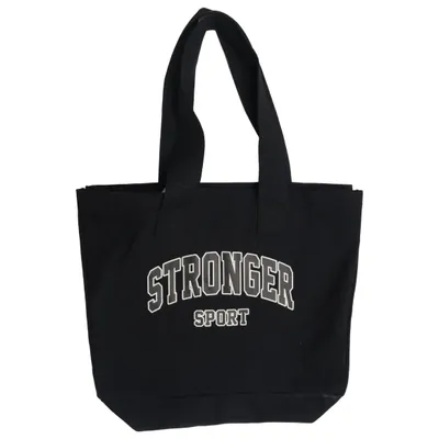 Stoffbeutel (Schwarz) von Stronger Baumwolle, Polyester